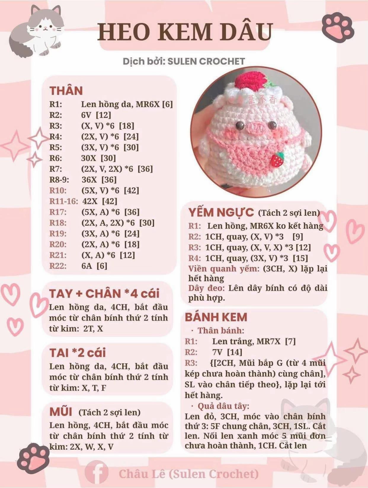 Hướng dẫn móc len các con vật dễ thương cho người mới bắt đầu