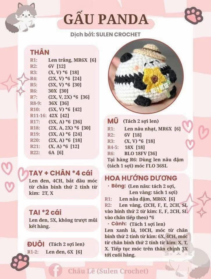 Hướng dẫn móc len các con vật dễ thương cho người mới bắt đầu