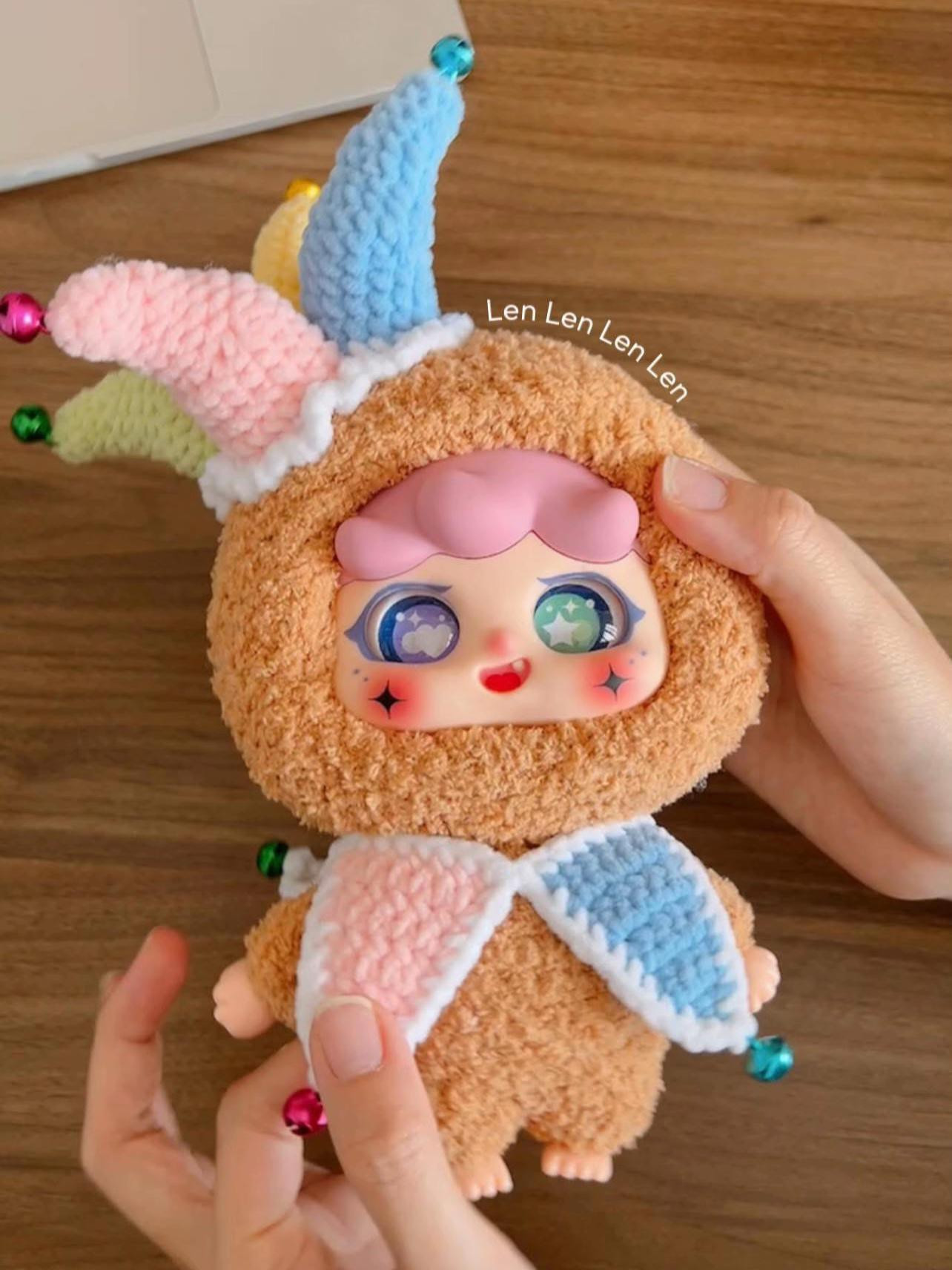 Hướng dẫn móc len chú hề dễ thương cho người mới bắt đầu