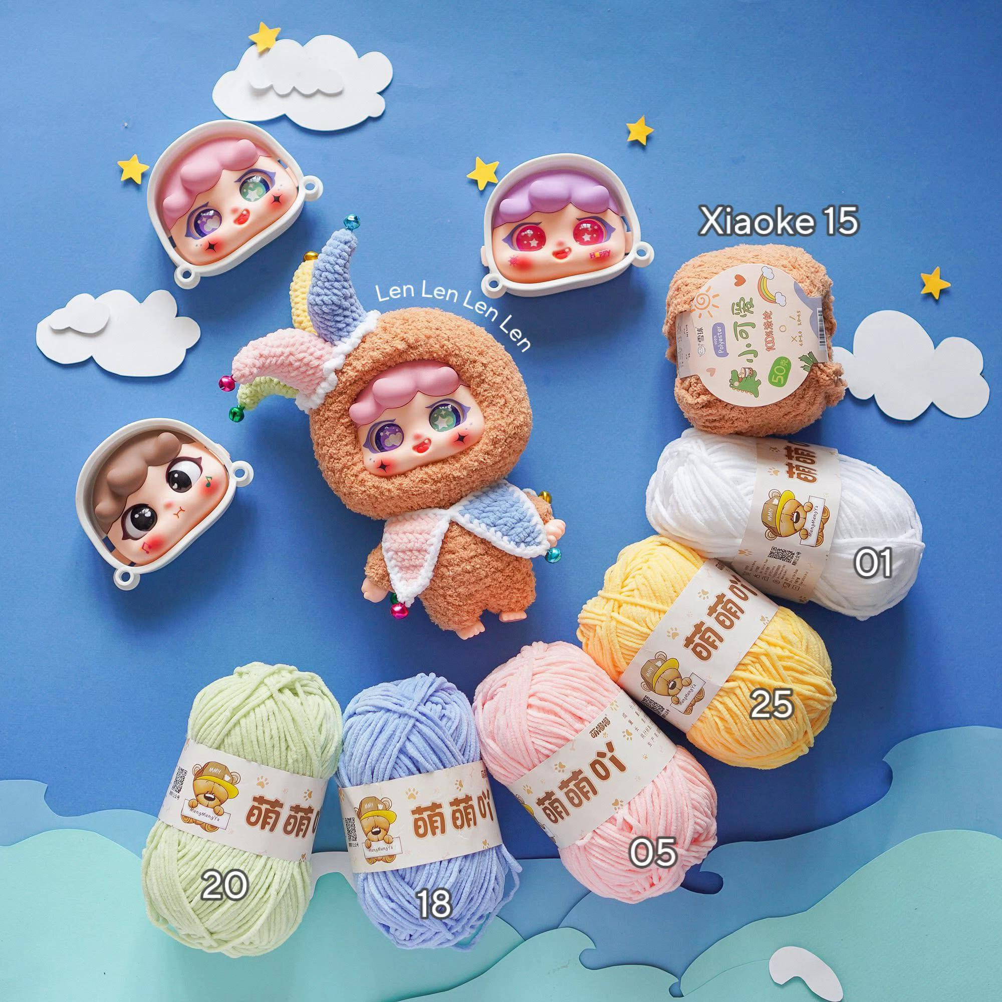 Hướng dẫn móc len chú hề dễ thương cho người mới bắt đầu