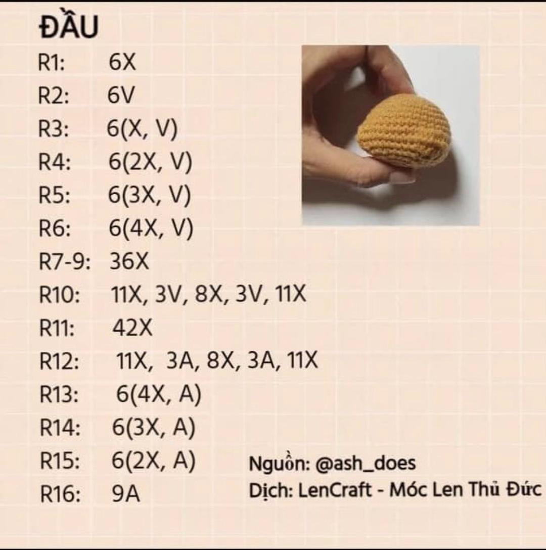 Hướng dẫn móc len chuột đáng yêu với biểu cảm vui nhộn