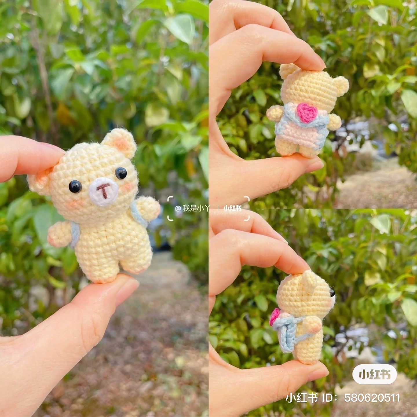 Hướng dẫn móc len gấu bông mini dễ thương cho người mới bắt đầu