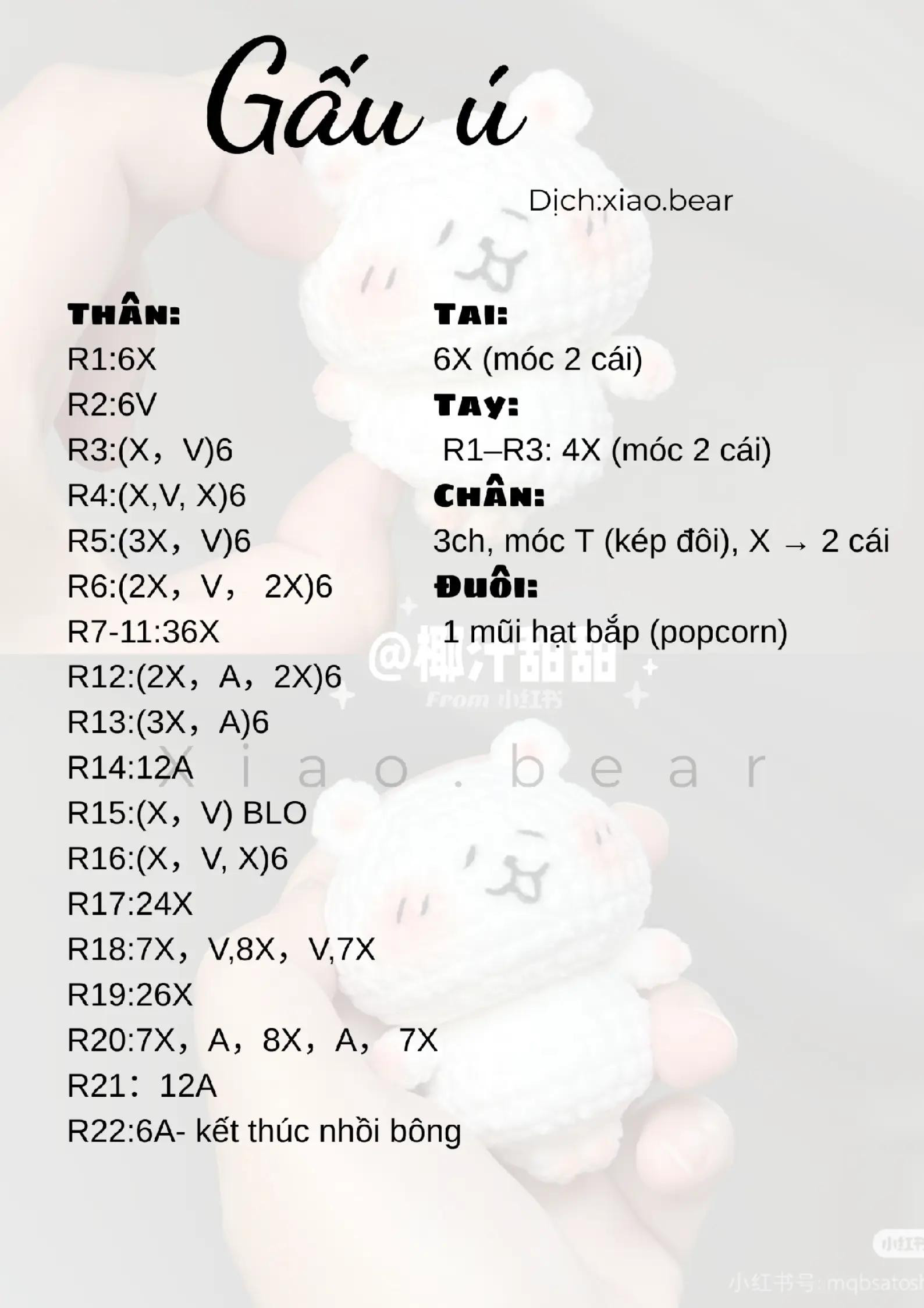 Hướng dẫn móc len mèo đen đáng yêu cho người mới bắt đầu