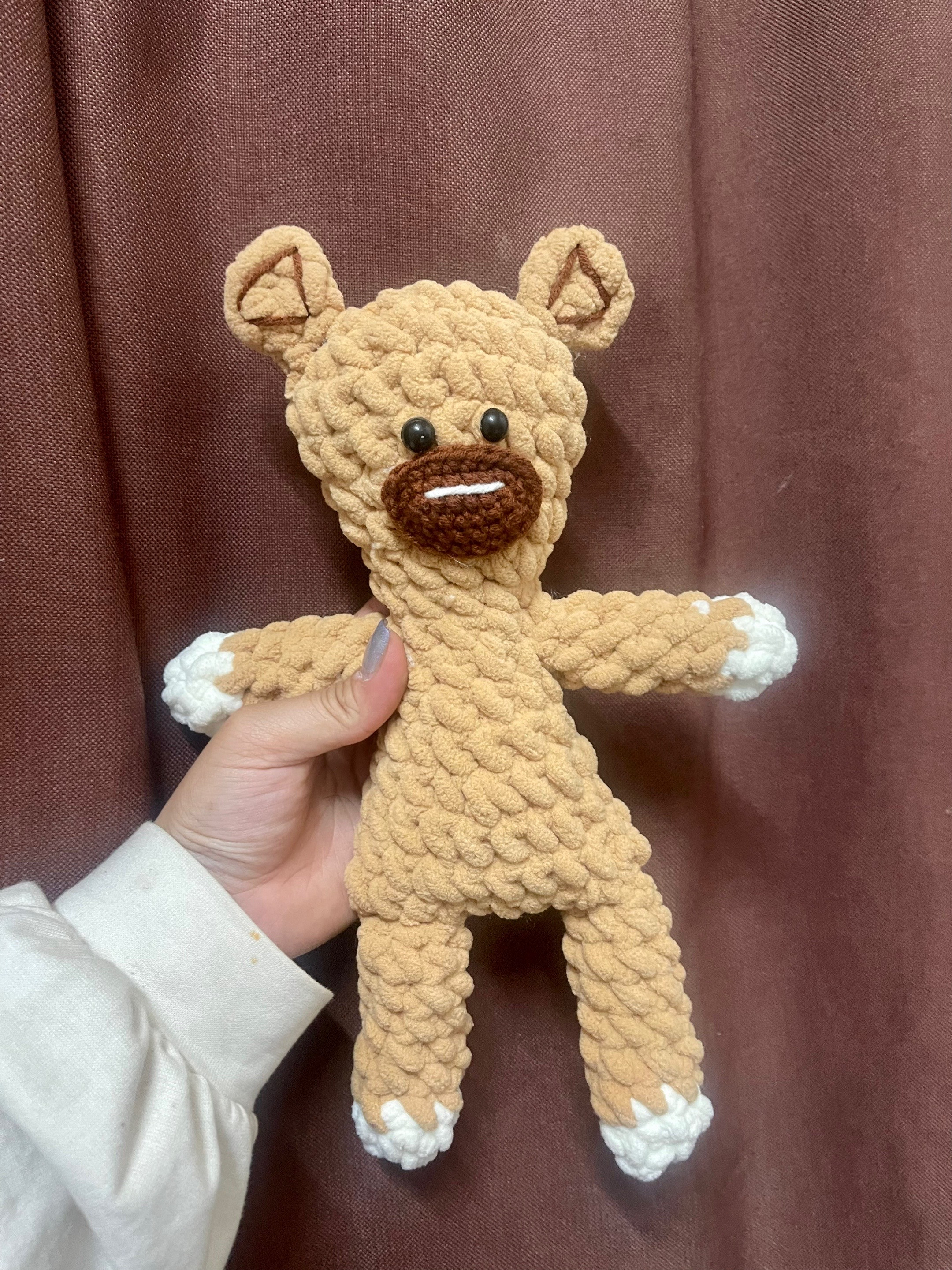 Hướng dẫn móc len thú bông gấu đáng yêu cho người mới bắt đầu