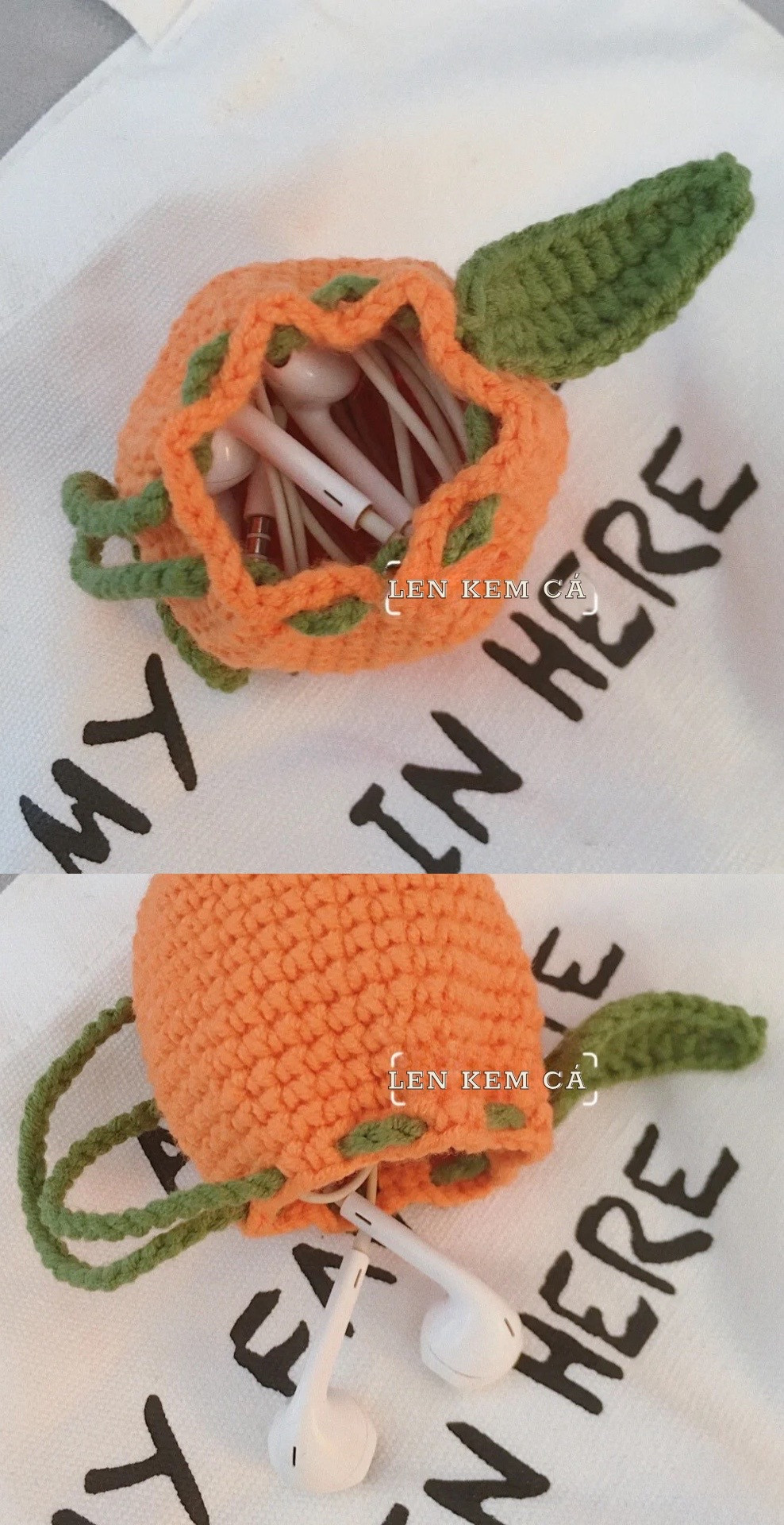 Hướng dẫn móc quả bí ngô len dễ thương cho mùa thu