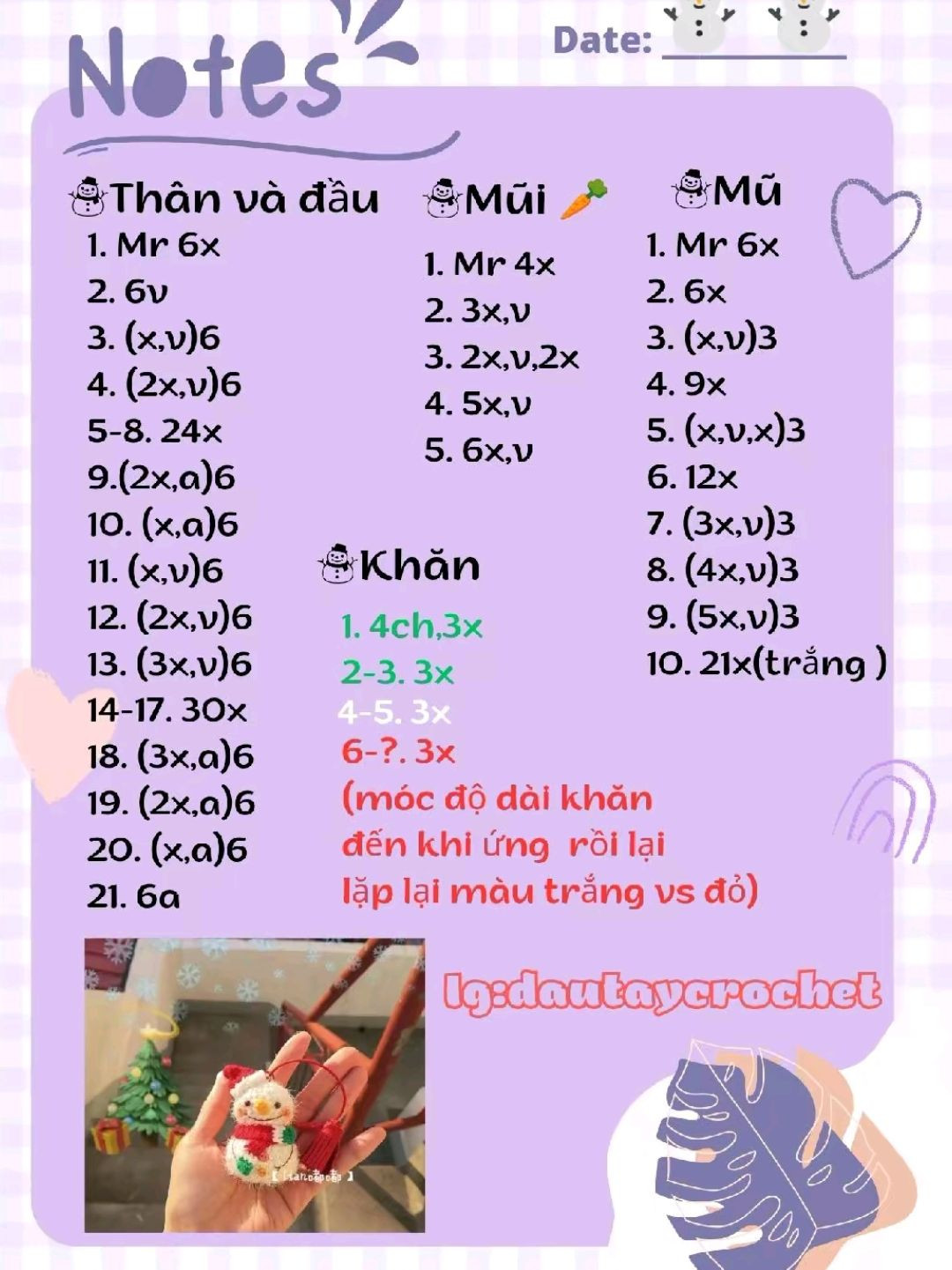 Hướng dẫn móc quả dâu tây khổng lồ bằng len dễ thương