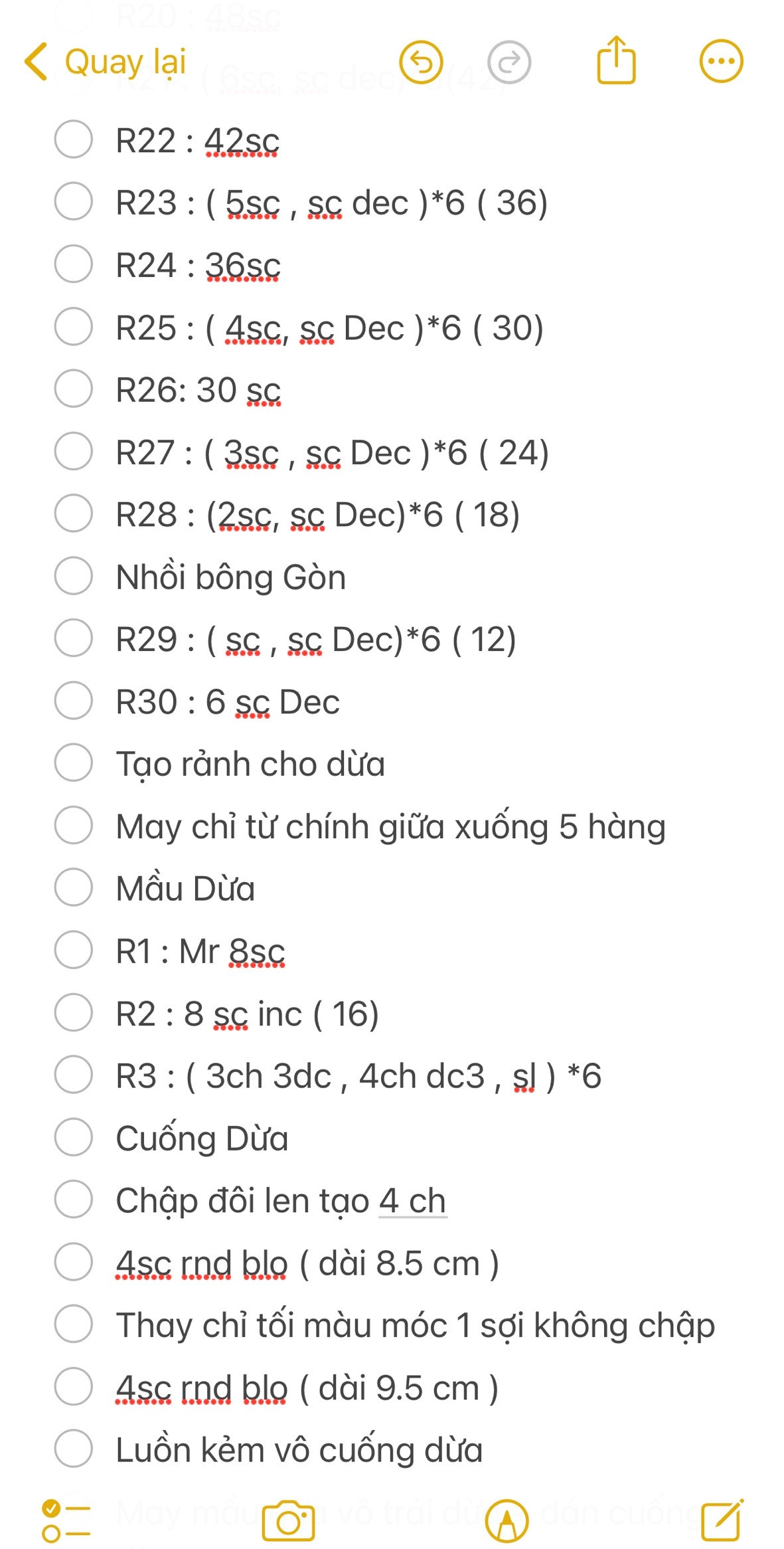 Hướng dẫn móc trái dưa từ cơ bản đến nâng cao