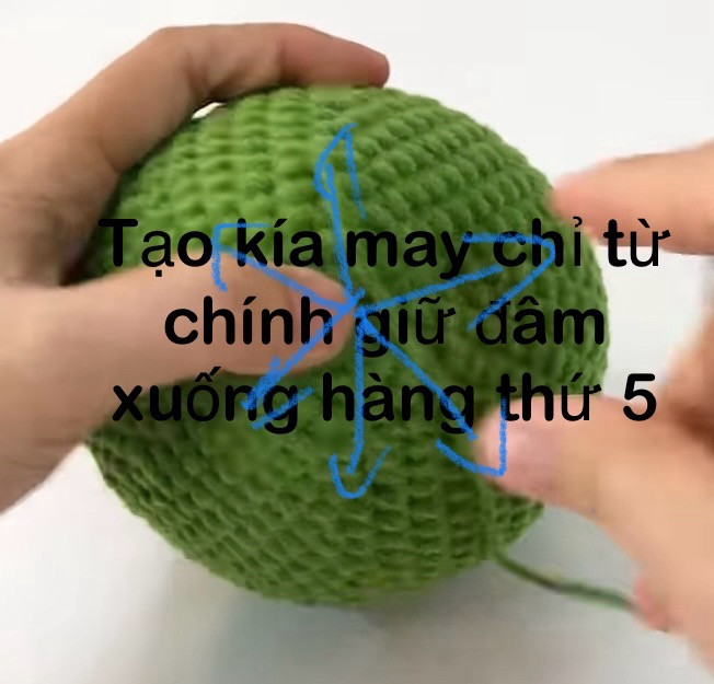 Hướng dẫn móc trái dưa từ cơ bản đến nâng cao