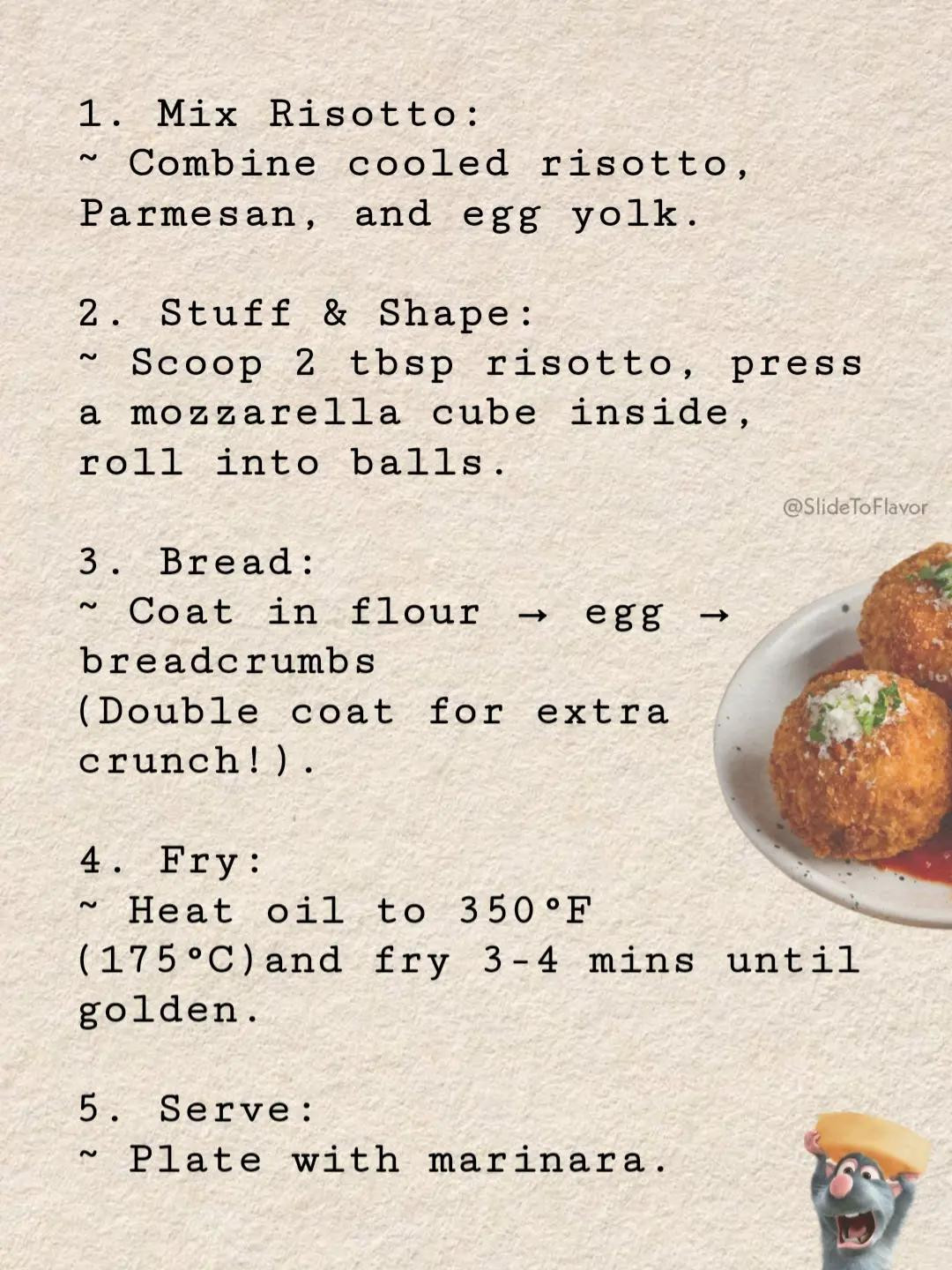 Italian Rice Balls (Arancini) Recipe 🧆🇮🇹