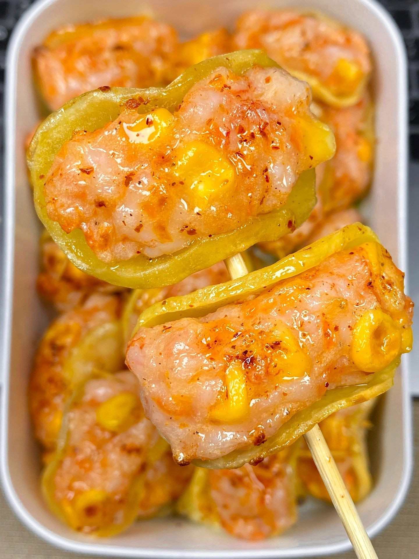 Khoai Tây Cuốn Tôm Ngô Giòn Tan Thơm Ngon