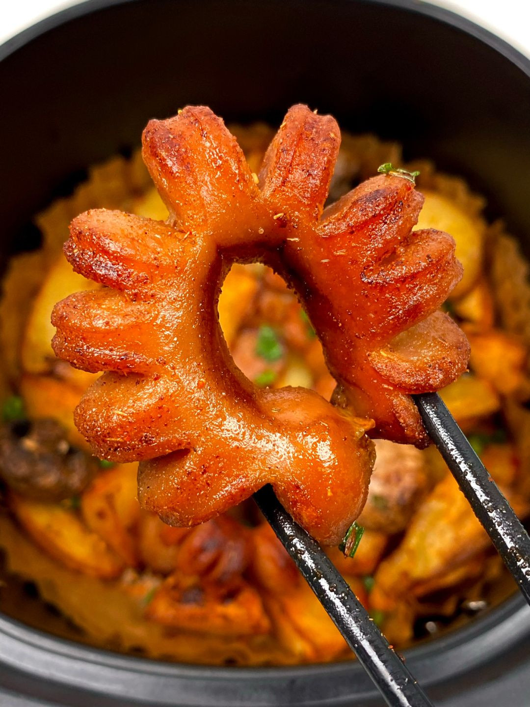 Khoai Tây Xúc Xích Nướng Giòn Tan, Ngon Khó Cưỡng