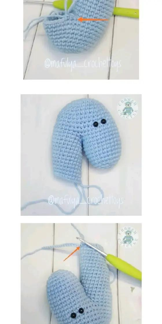 Кольорові в'язані іграшкові конячки для дітей та дорослих