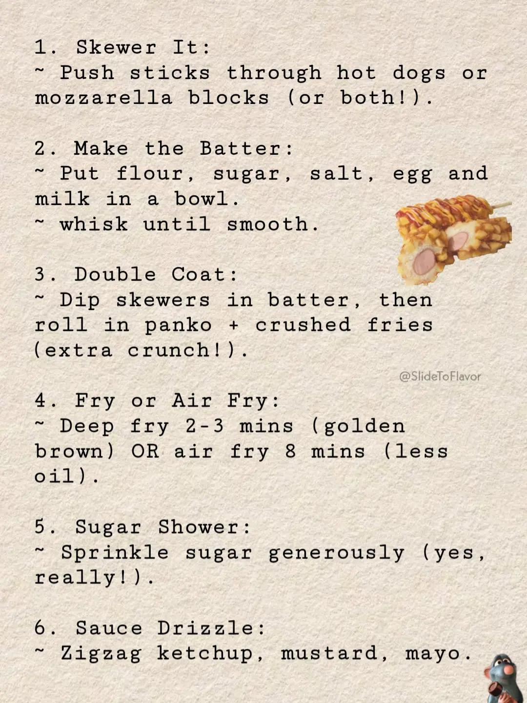 Korean Corn Dogs Recipe 🌭🇰🇷