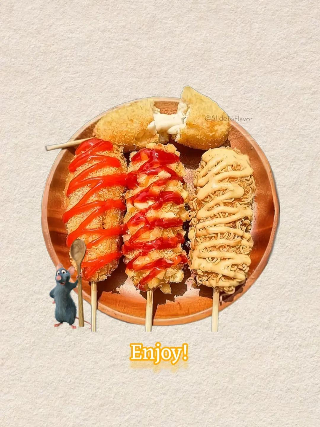 Korean Corn Dogs Recipe 🌭🇰🇷