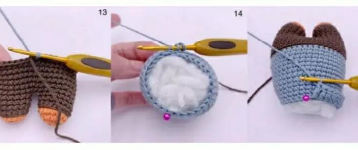 Лисички в вязаных костюмах: схема для начинающих