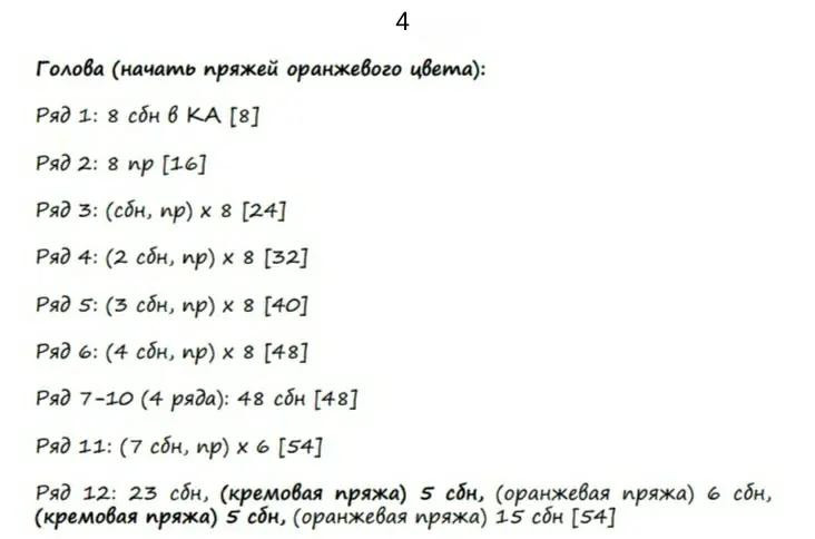 Лисички в вязаных костюмах: схема для начинающих