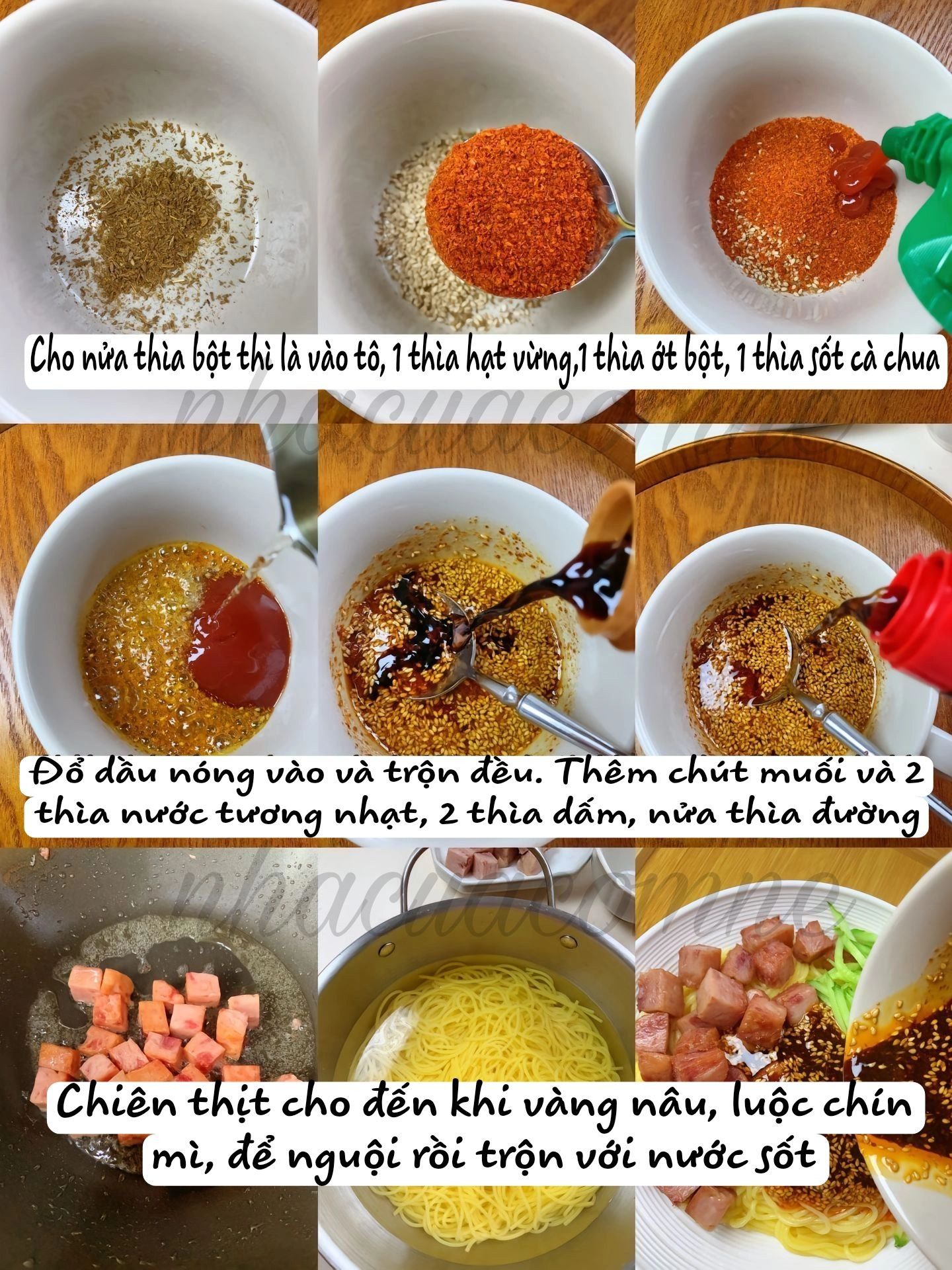 Mì Trộn Cay Đậm Đà, Ấm Bụng Ngày Mưa Sài Gòn