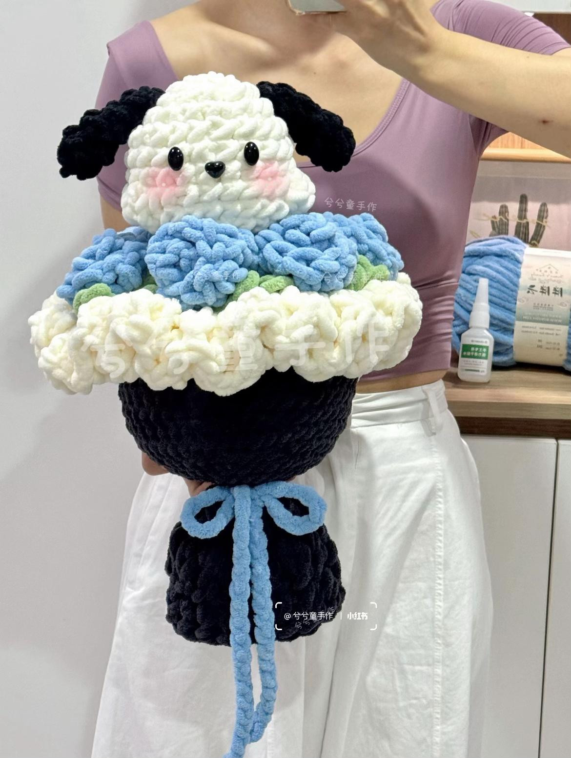 Móc bó hoa xinh iu làm quà ngày 20/10