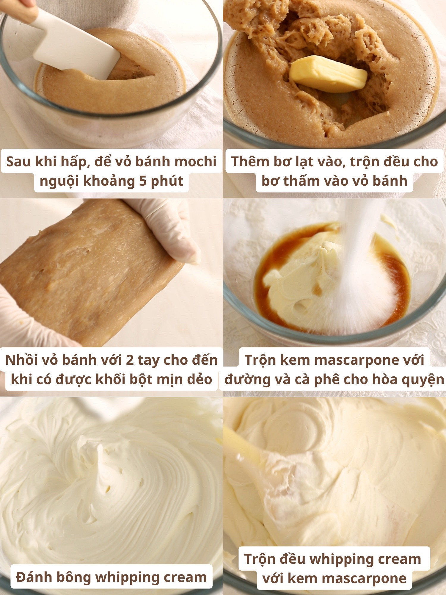 Mochi Tiramisu: Hương Vị Cà Phê Đậm Đà, Kem Mascarpone Tan Chảy