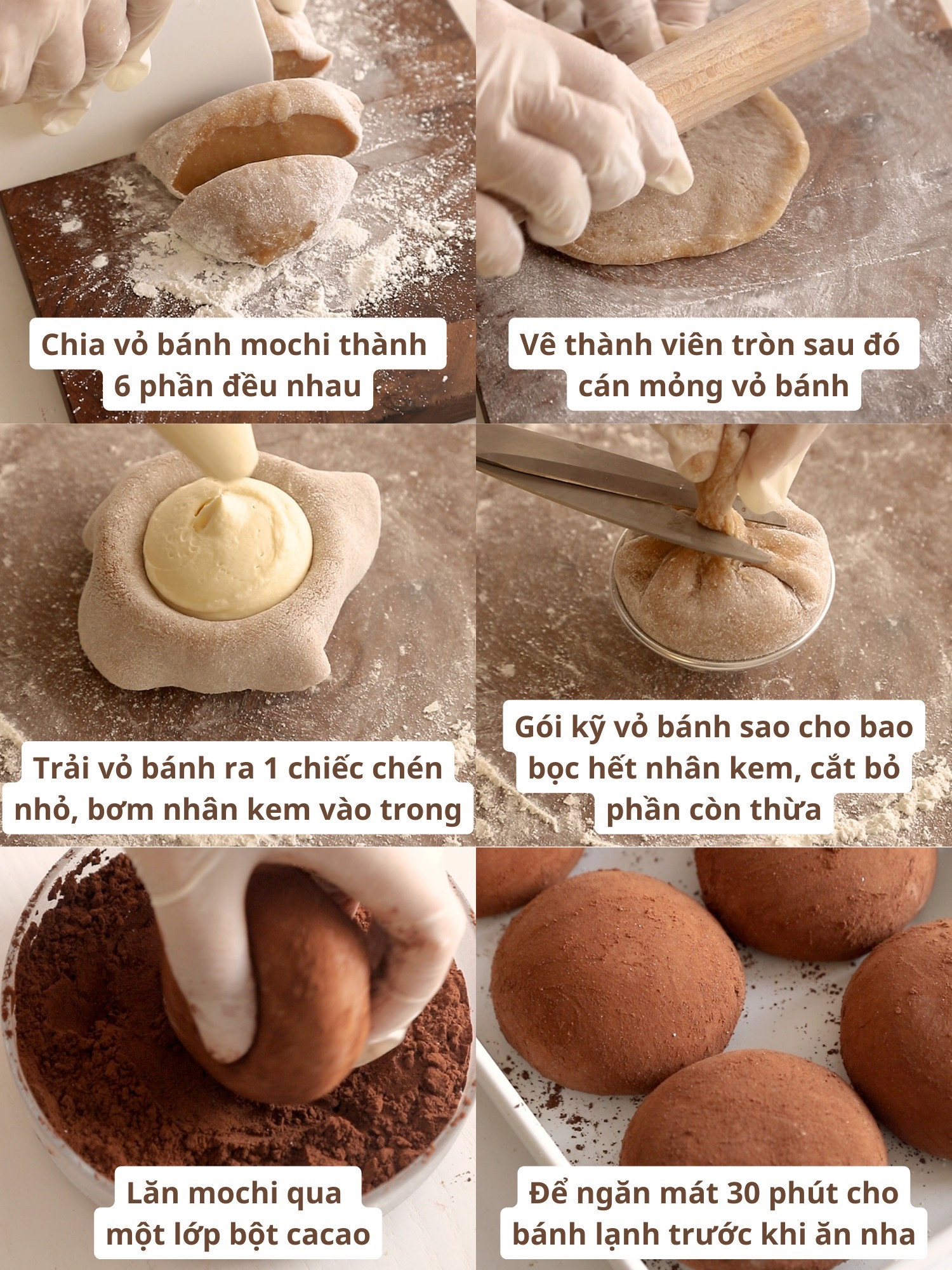 Mochi Tiramisu: Hương Vị Cà Phê Đậm Đà, Kem Mascarpone Tan Chảy