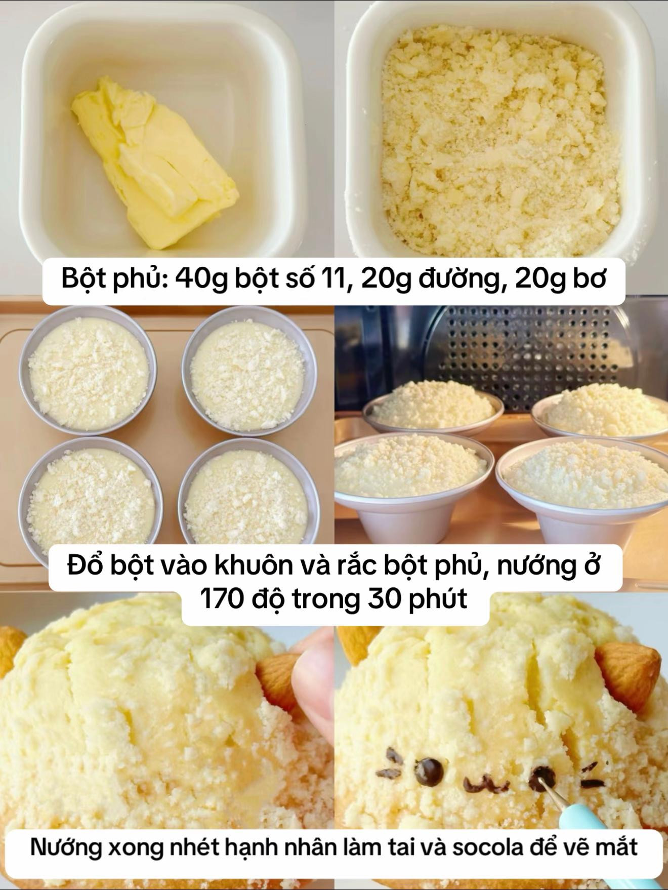 Muffin Mèo Dễ Thương Thơm Ngon Hấp Dẫn
