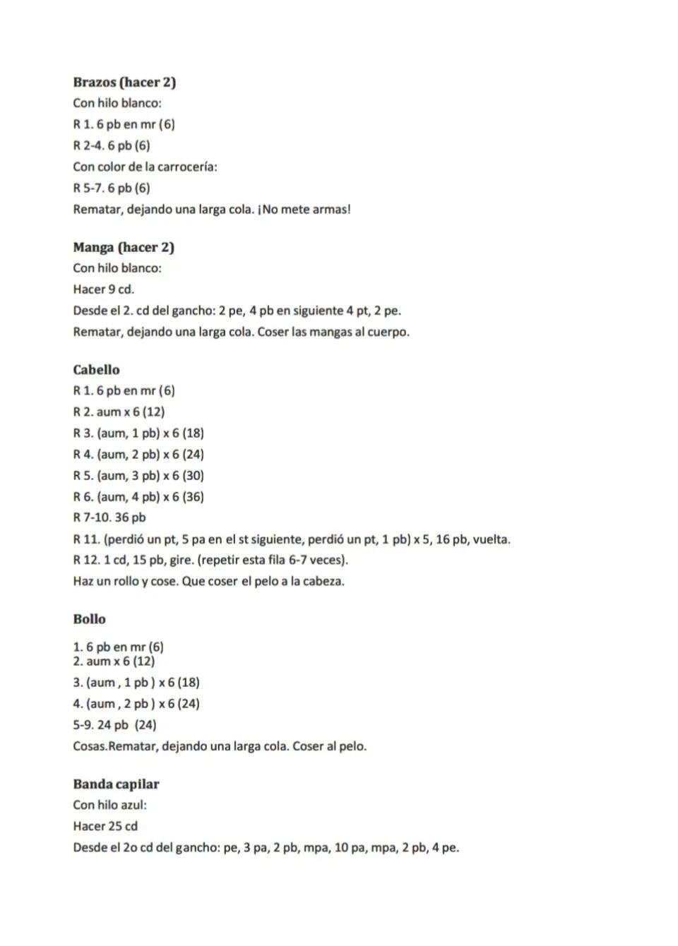 Muñeca Amigurumi Princesa con Patrón Gratis