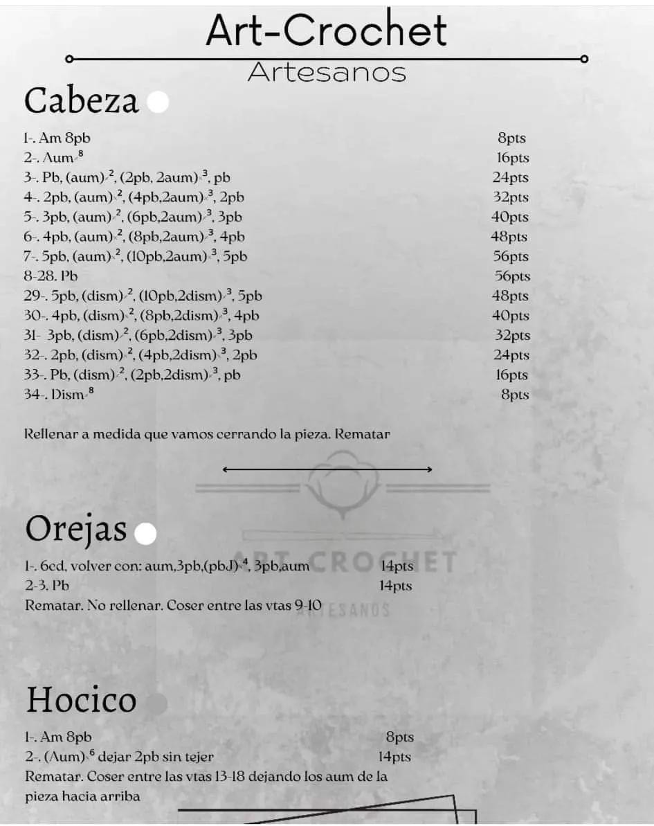 Oso Amigurumi con Corazón - Patrón Gratuito para Tejer