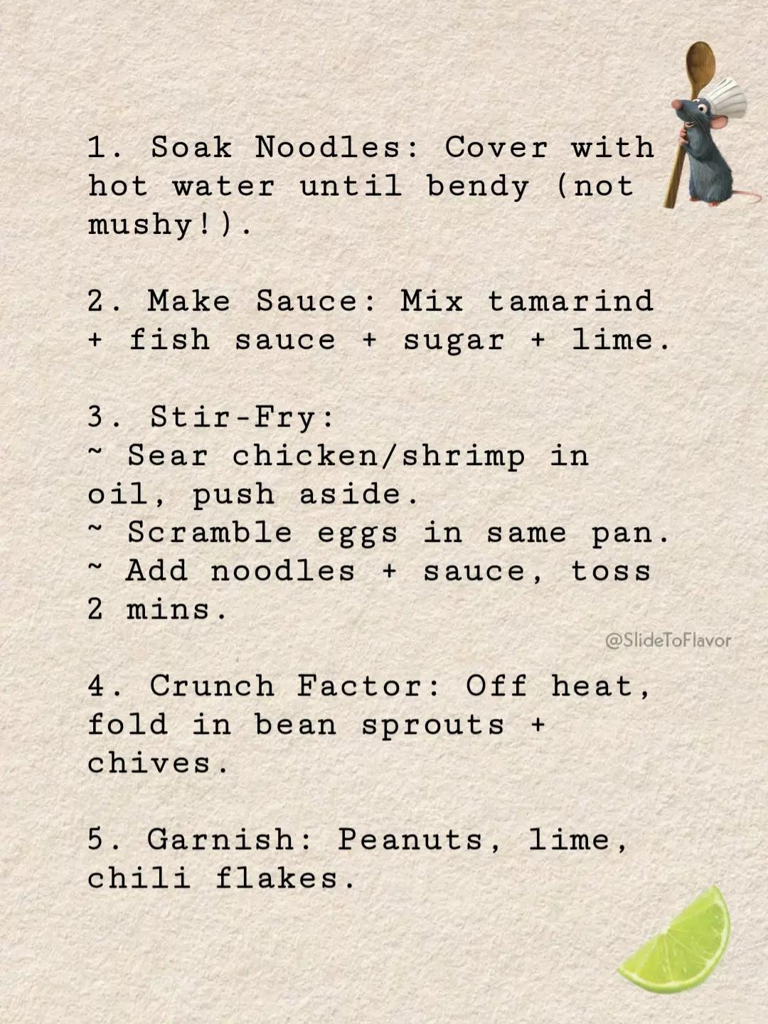 Pad Thai Recipe 🍜🇹🇭