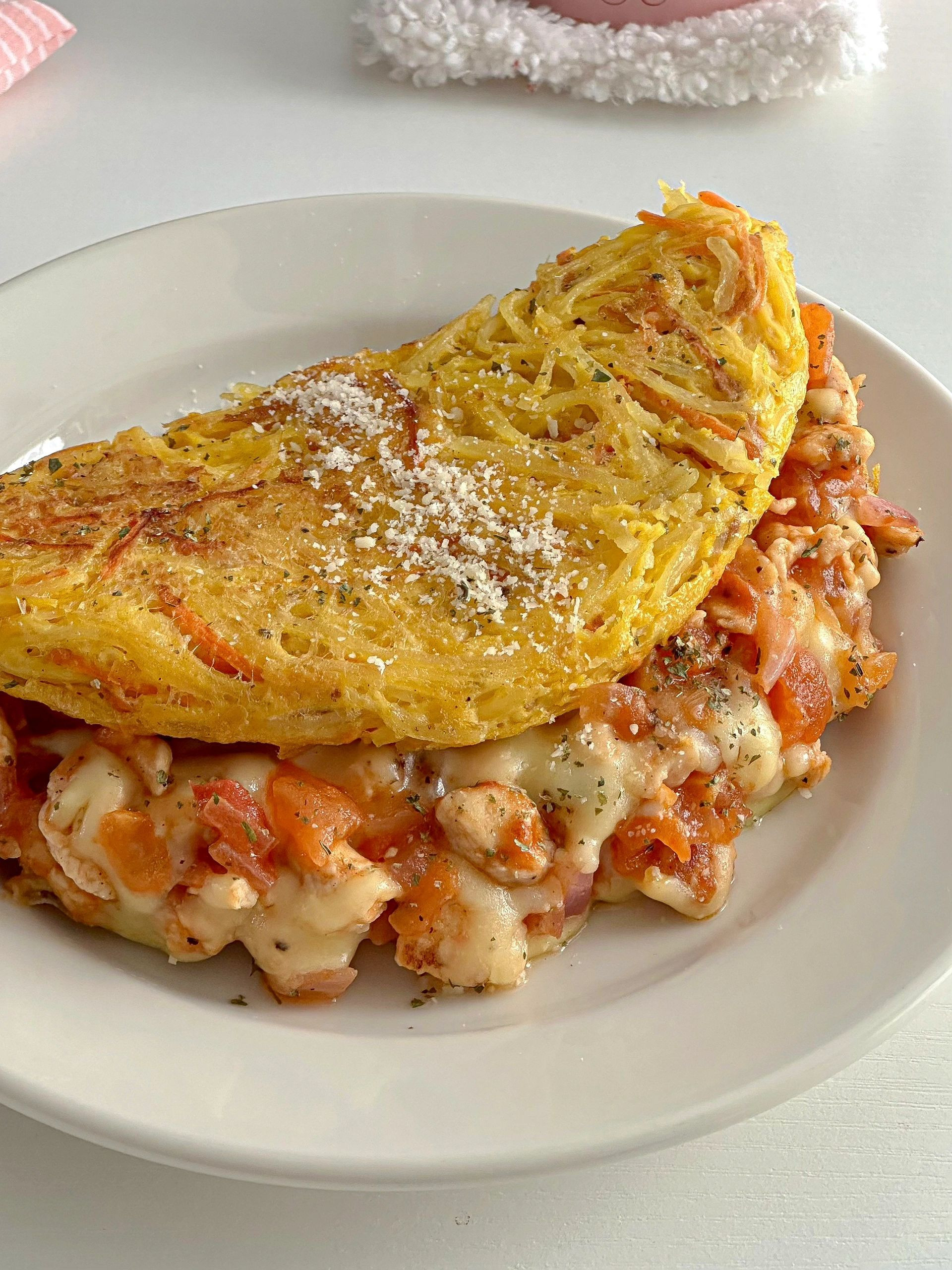 Pancake Khoai Tây Gà Phô Mai Giòn Tan Cho Bữa Sáng Cuối Tuần