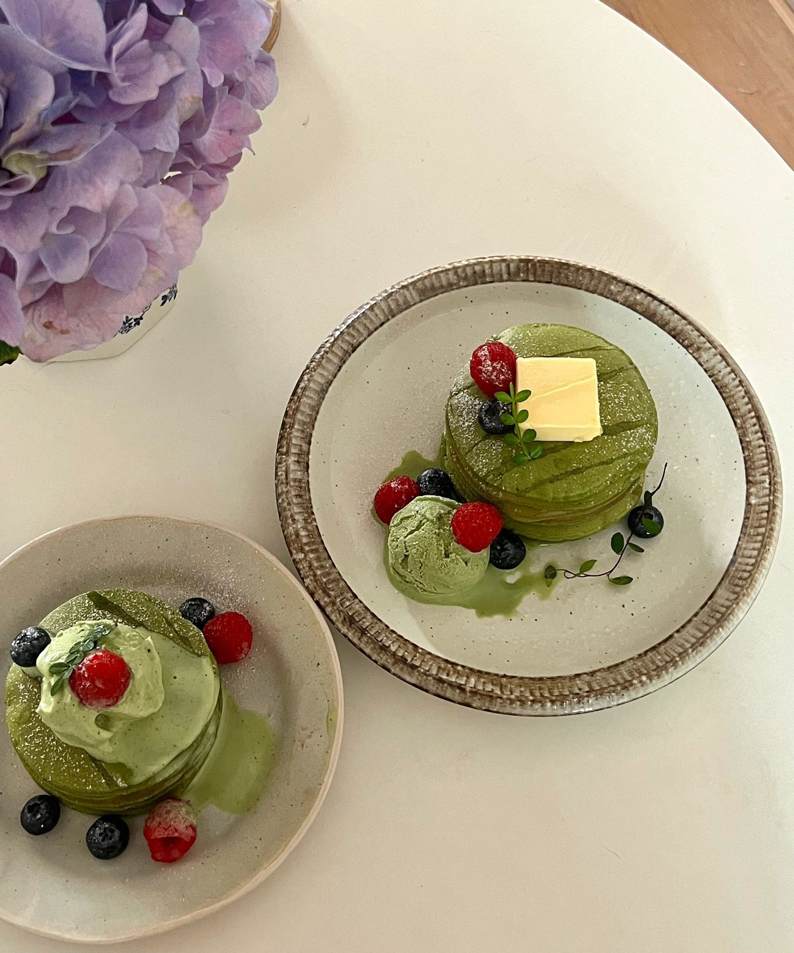 Pancake Trà Xanh Thơm Ngon Phủ Mật Ong