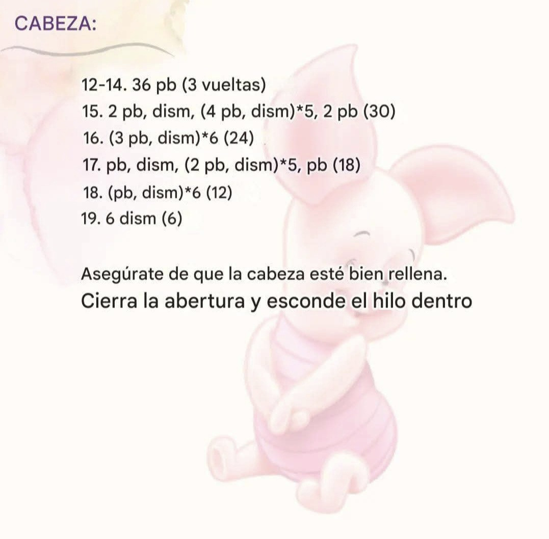 Patrón de amigurumi de cerditos y osos gratis