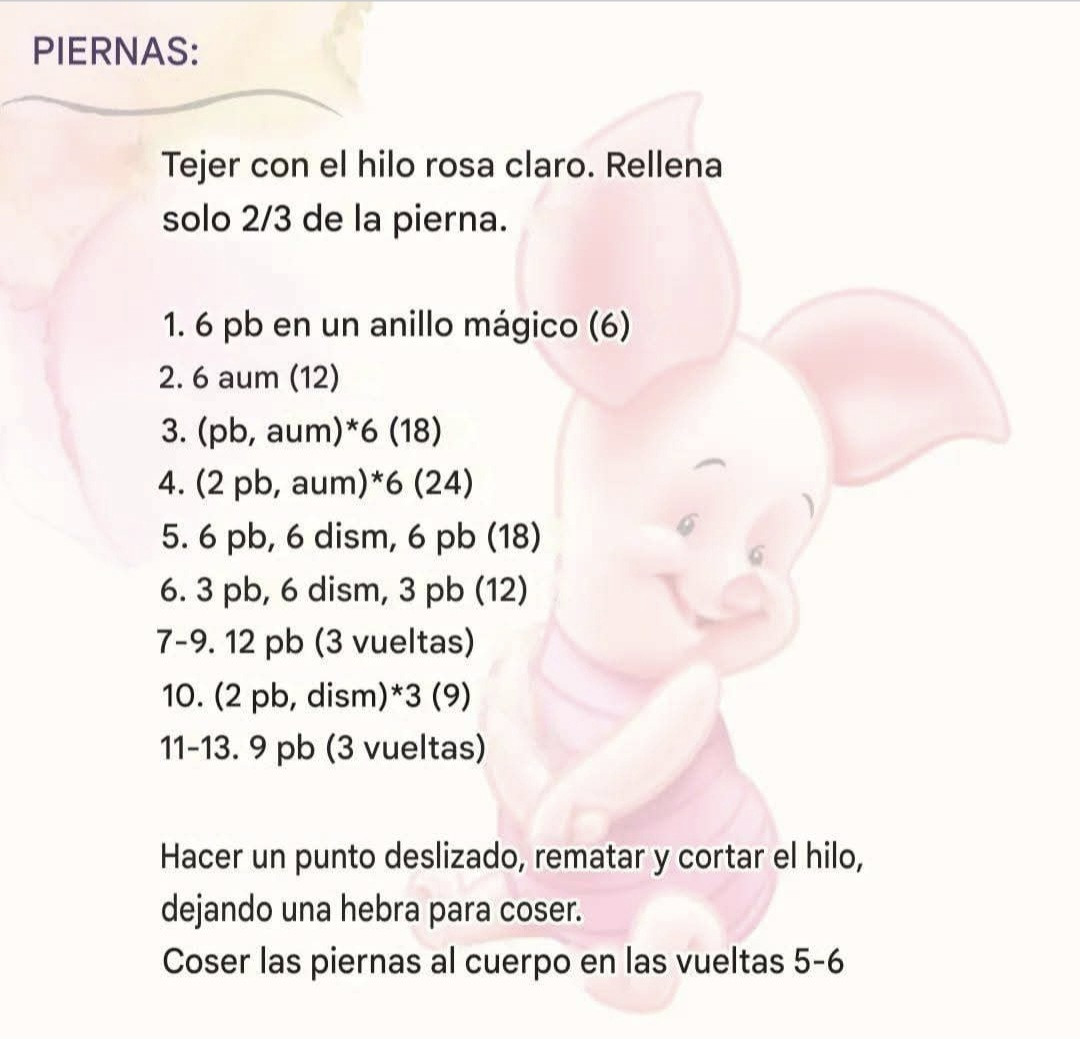 Patrón de amigurumi de cerditos y osos gratis