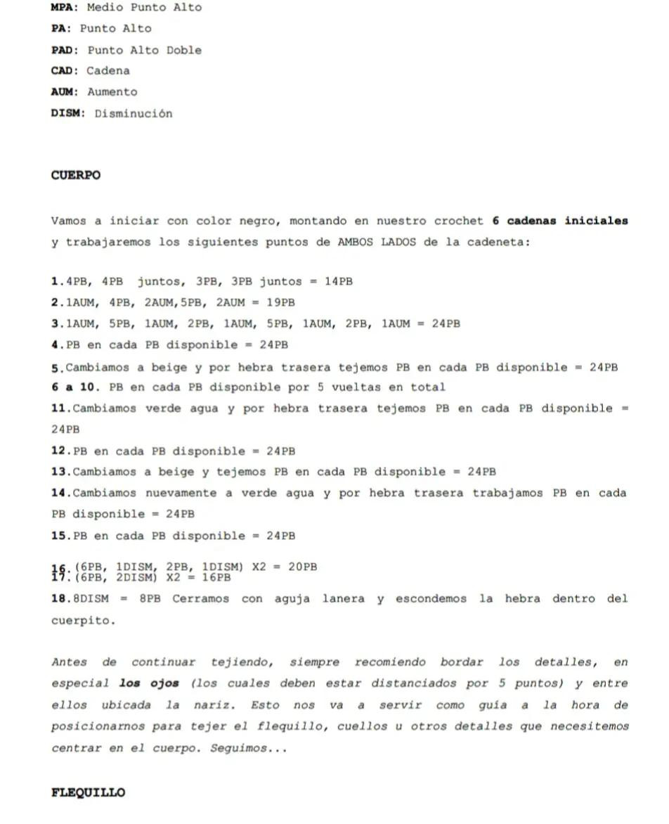 Patrón de amigurumi de Jazmín, princesa de Aladdín