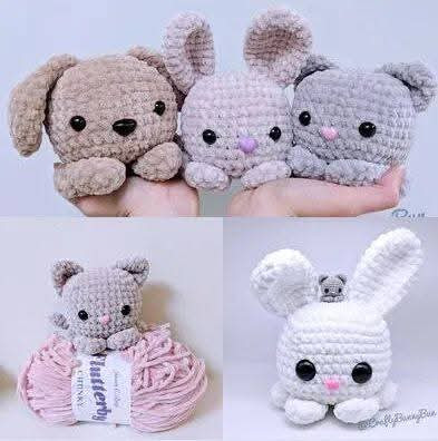 Patrón de Amigurumi de Perrito Adorable para Tejer
