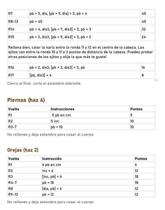 Patrón de Amigurumi de Perrito Adorable para Tejer