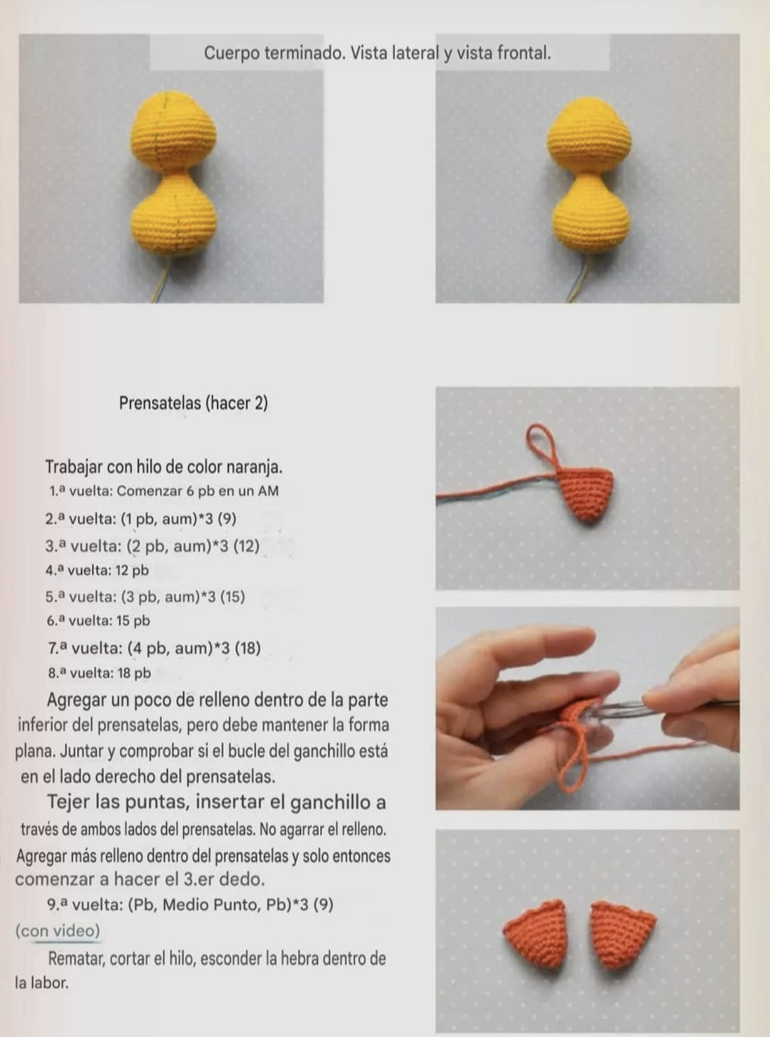 Patrón de Amigurumi: Patito Tierno y Adorable