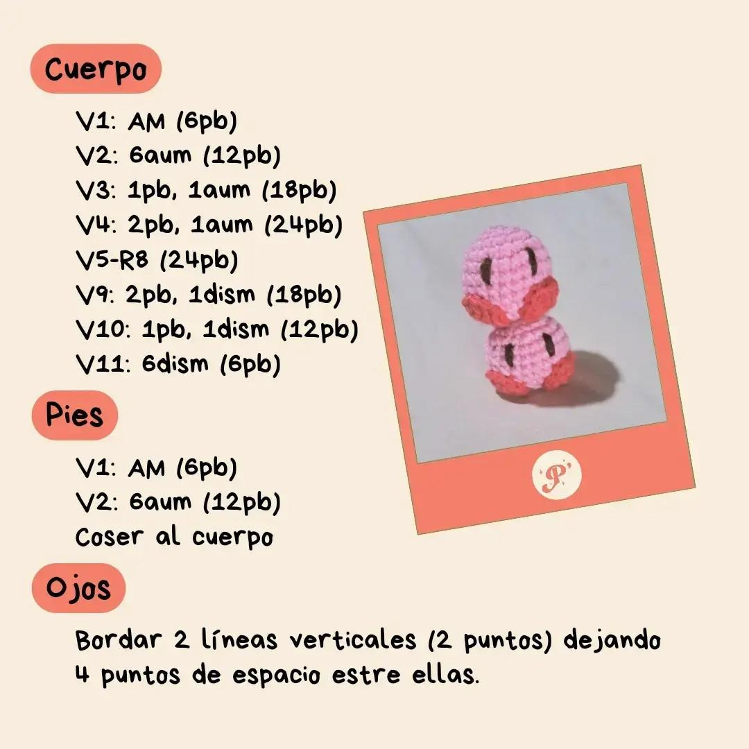 Patrón de crochet gratis para hacer Kirby