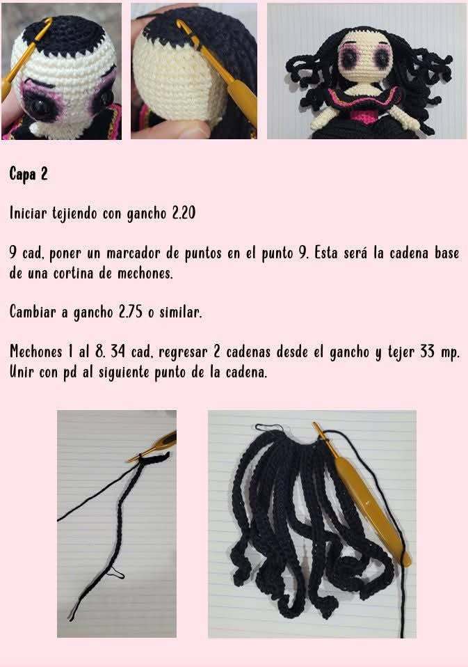 Patrón de Muñeca Catrina Amigurumi Gratis para Tejer