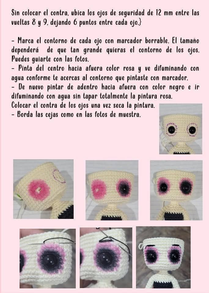 Patrón de Muñeca Catrina Amigurumi Gratis para Tejer