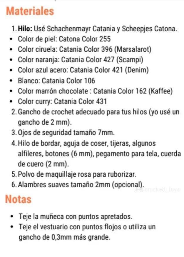 Patrón de muñeca Marisol gratis en crochet