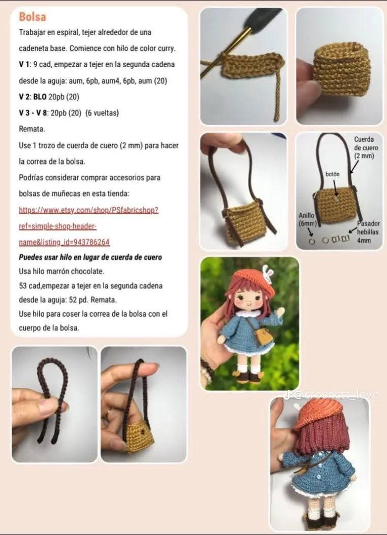 Patrón de muñeca Marisol gratis en crochet