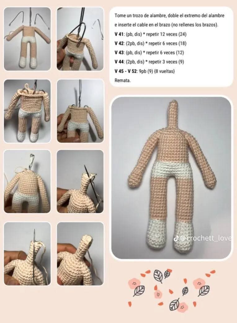 Patrón de muñeca Marisol gratis en crochet