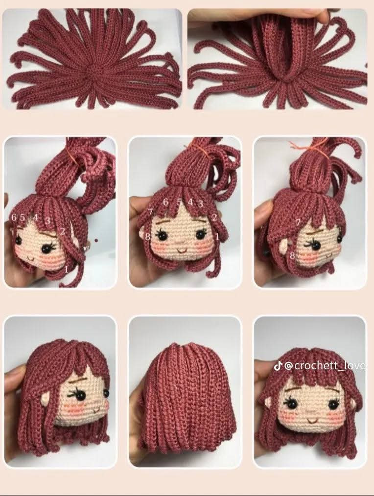 Patrón de muñeca Marisol gratis en crochet