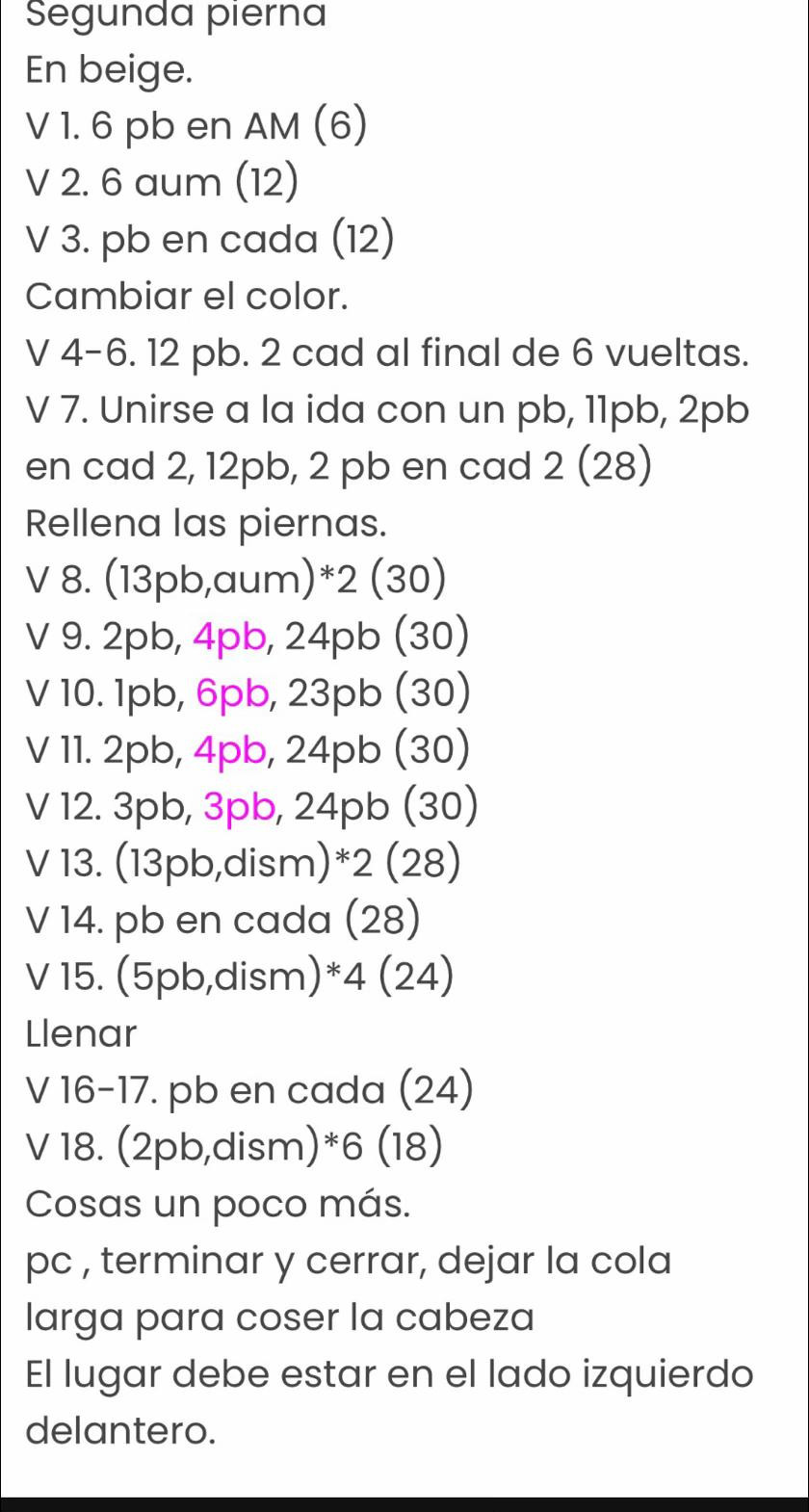 Patrón gratis de vaquita a crochet