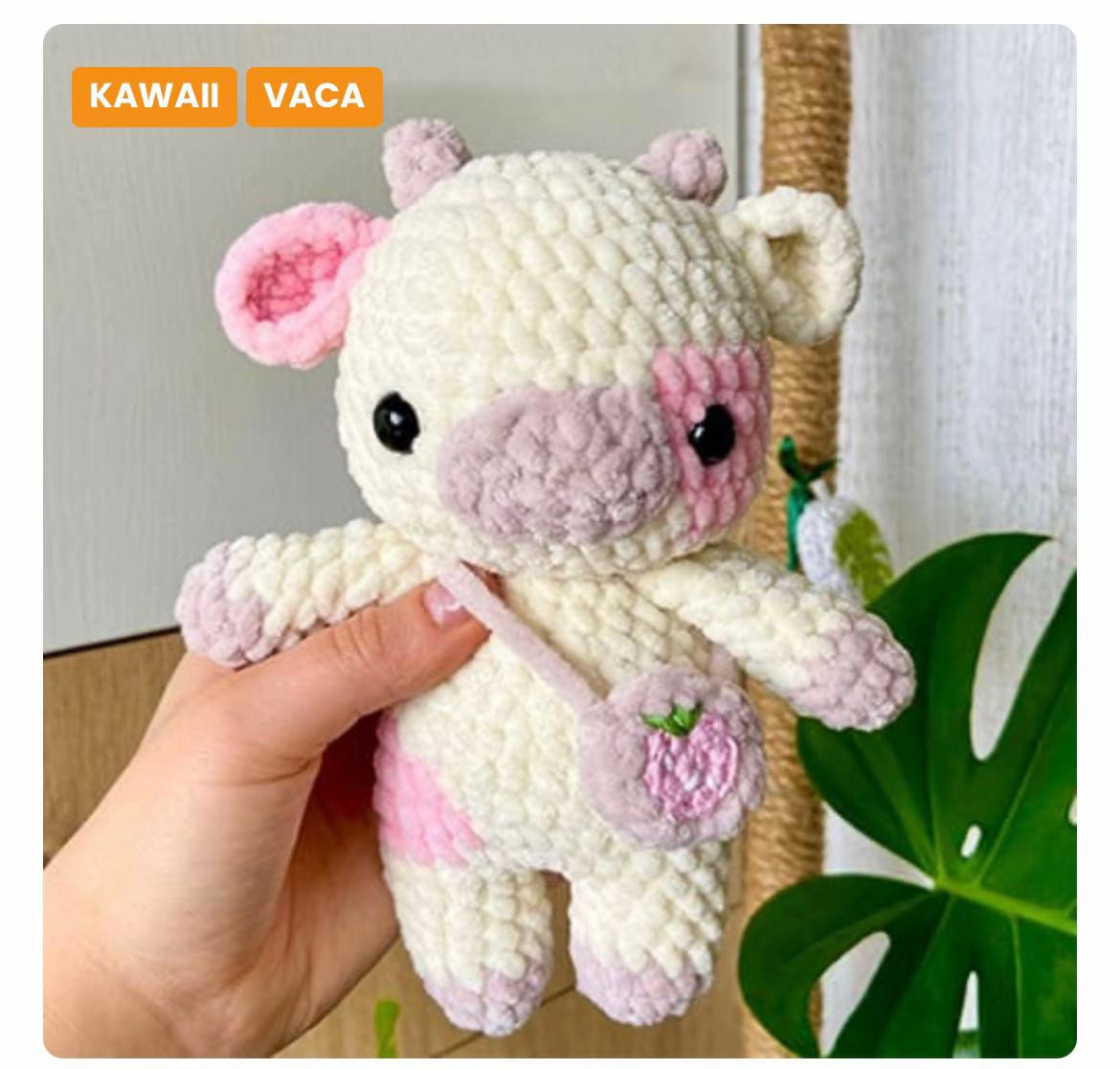 Patrón gratis de vaquita a crochet