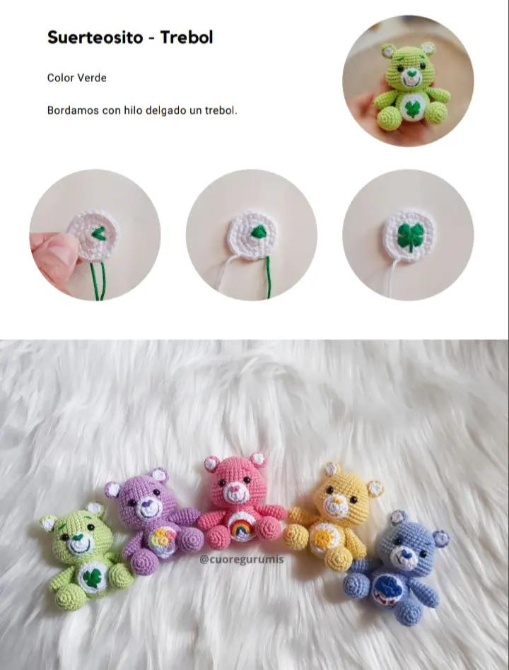 Patrón para Tejer Ositos Cariñositos a Crochet