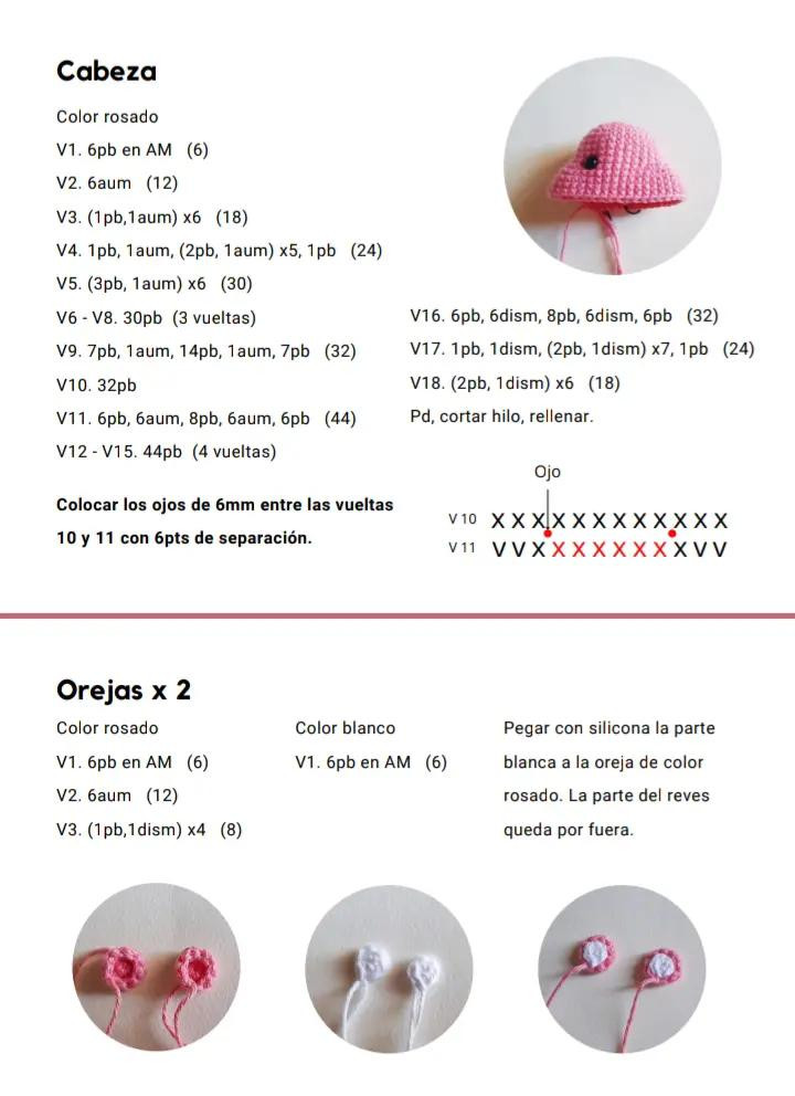 Patrón para Tejer Ositos Cariñositos a Crochet