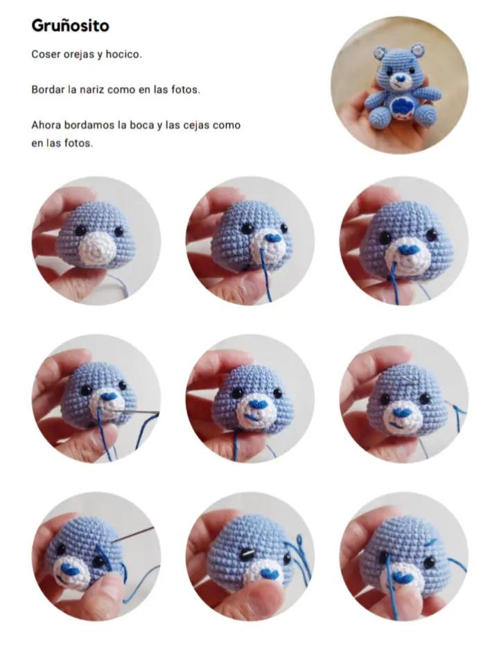 Patrón para Tejer Ositos Cariñositos a Crochet