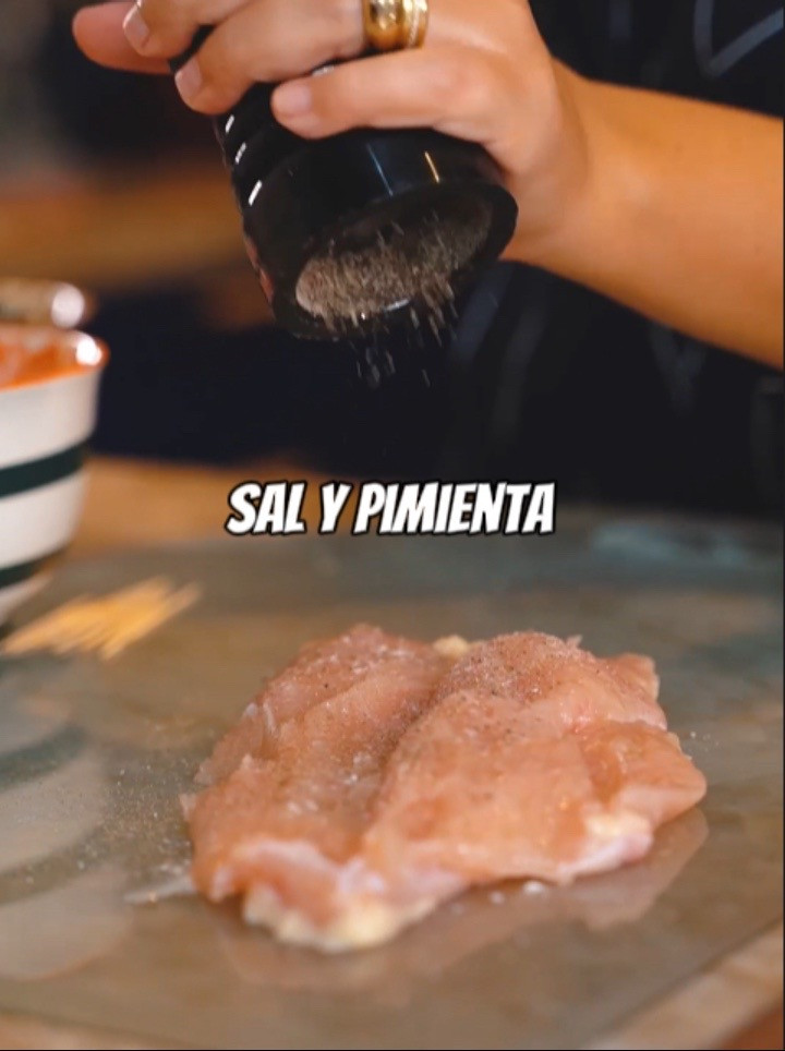 Pechuga a la Gordon Blue en la AirFryer