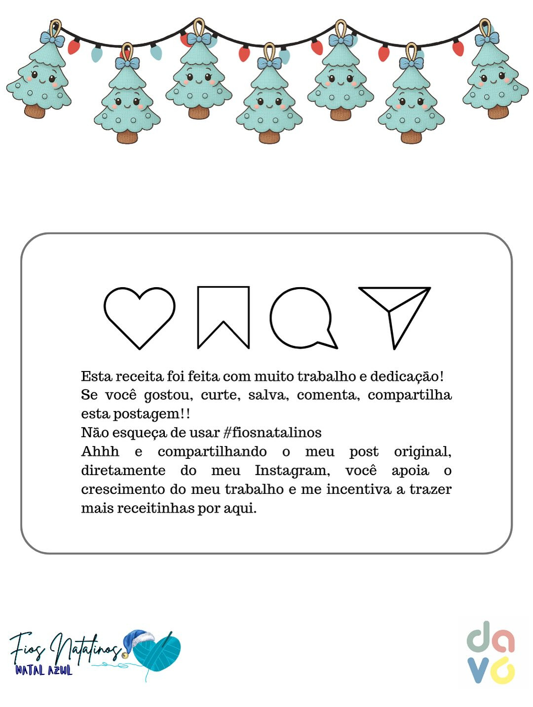 Pinheirinho de Crochê Porta-batom Natalino Fofinho e Criativo